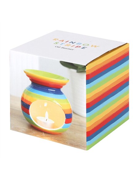 Rainbow Stripe Oil Burner OB_99830 - pic 139822 | FastDaddyshop