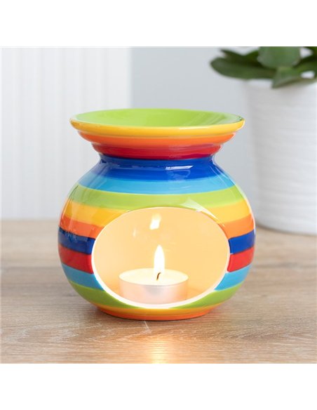 Rainbow Stripe Oil Burner OB_99830 - pic 139823 | FastDaddyshop