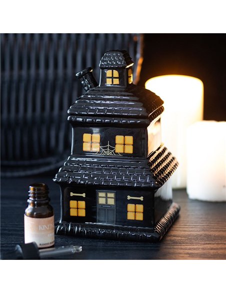 Black Haunted House Oil Burner and Wax Warmer PD_17826 - pic 139836 | FastDaddyshop