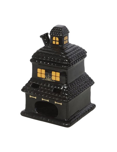 Black Haunted House Oil Burner and Wax Warmer PD_17826 - pic 139840 | FastDaddyshop