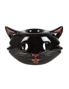 Spooky Black Cat Oil Burner  PD_52424