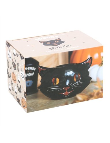 Spooky Black Cat Oil Burner  PD_52424