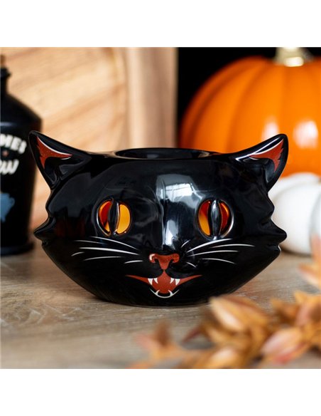 Spooky Black Cat Oil Burner  PD_52424 - pic 139846 | FastDaddyshop