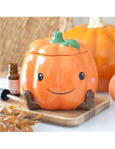 Cute Smiling Pumpkin Oil Burner and Wax Warmer PK_22526