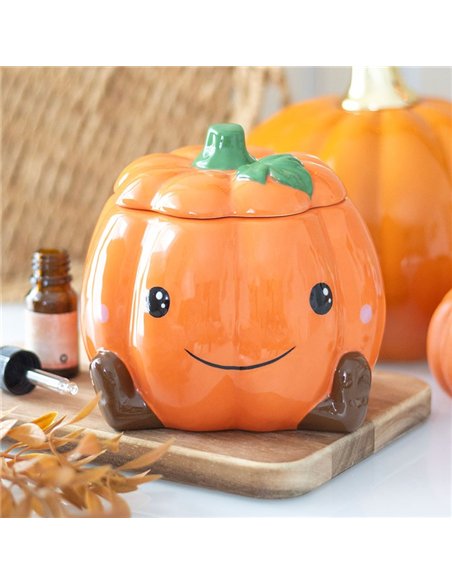 Cute Smiling Pumpkin Oil Burner and Wax Warmer PK_22526 - pic 139847 | FastDaddyshop