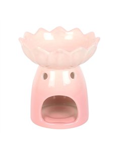 Pink Water Lily Oil Burner and Wax Warmer PO_58425