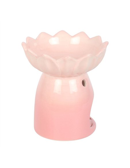 Pink Water Lily Oil Burner and Wax Warmer PO_58425 - pic 139855 | FastDaddyshop