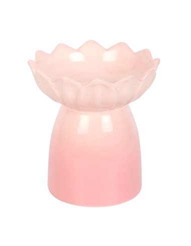 Pink Water Lily Oil Burner and Wax Warmer PO_58425