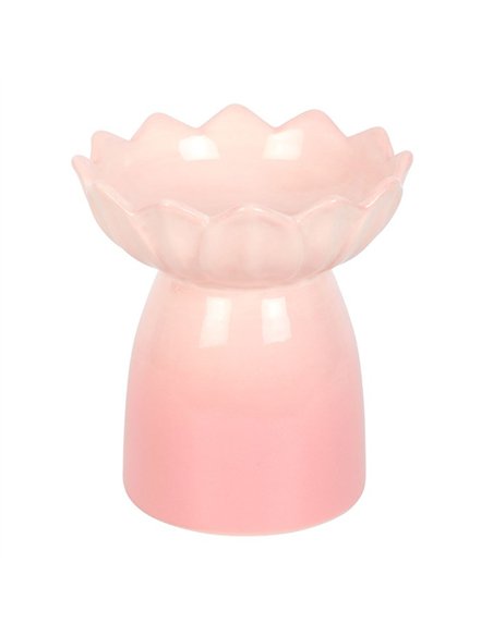 Pink Water Lily Oil Burner and Wax Warmer PO_58425 - pic 139856 | FastDaddyshop