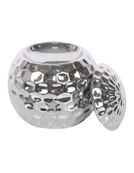 Silver Disco Ball Oil Burner RO_50125 - pic 139867 | FastDaddyshop