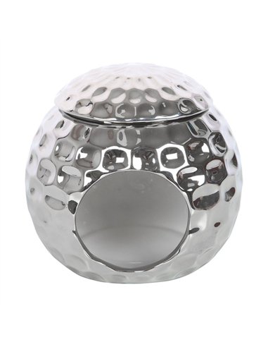 Silver Disco Ball Oil Burner RO_50125
