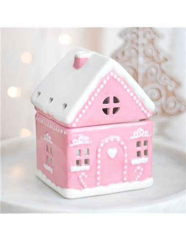 Pink Gingerbread House Oil Burner SF_72124