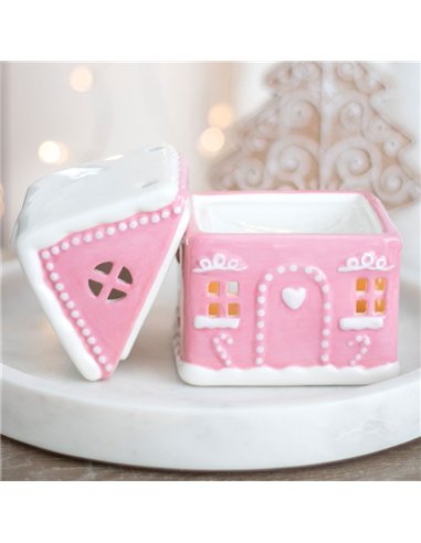Pink Gingerbread House Oil Burner SF_72124