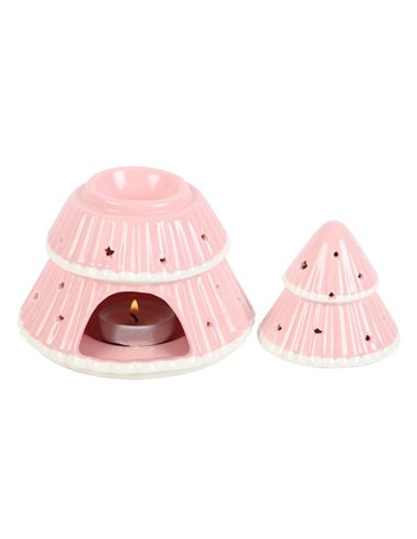 Pink Christmas Tree Oil Burner SF_72924