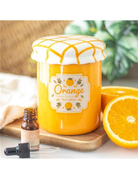 Orange Marmalade Jar Oil Burner and Wax Warmer TF_69425 - pic 139945 | FastDaddyshop