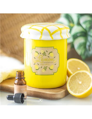 Lemon Curd Jar Oil Burner and Wax Warmer TF_69525