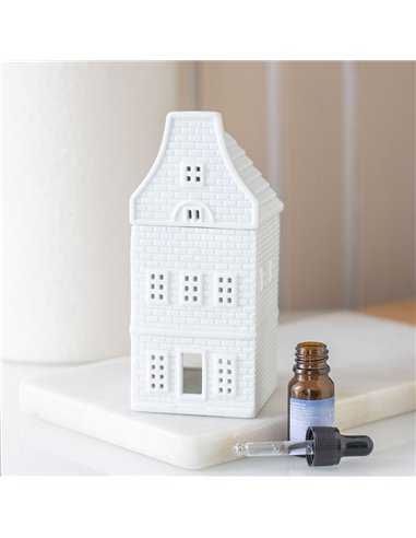 White Nordic House Oil Burner and Wax Warmer WO_15826