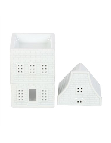 White Nordic House Oil Burner and Wax Warmer WO_15826