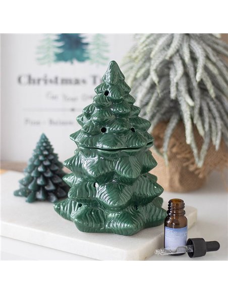 Green Fir Tree Oil Burner and Wax Warmer WO_16026 - pic 139983 | FastDaddyshop