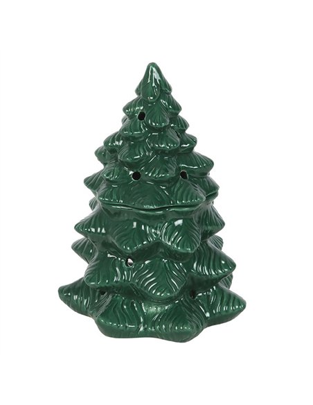 Green Fir Tree Oil Burner and Wax Warmer WO_16026 - pic 139984 | FastDaddyshop