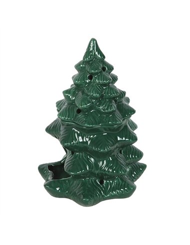 Green Fir Tree Oil Burner and Wax Warmer WO_16026