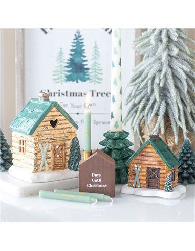 Cabin Ski Chalet Oil Burner WO_16126