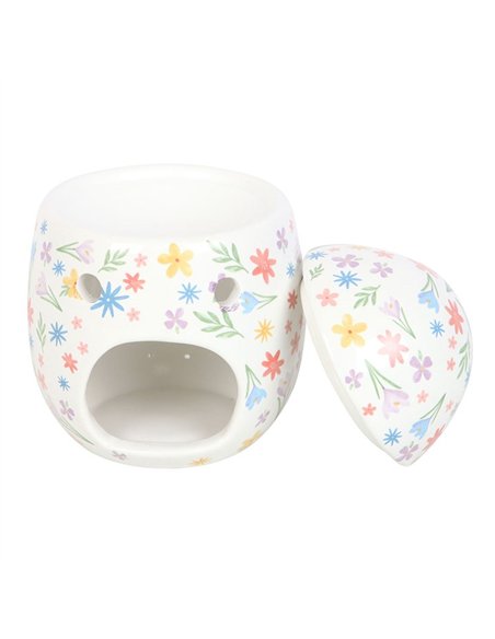 Spring Floral Print Egg Oil Burner and Wax Warmer BU_43525 - pic 140009 | FastDaddyshop