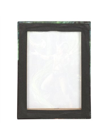 19x25cm Earth Element Wizard Canvas Plaque by Anne Stokes AS_71022