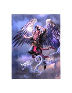 19x25cm Air Element Wizard Canvas Plaque by Anne Stokes AS_71122