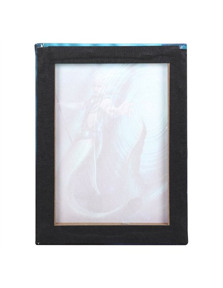 19x25cm Water Element Wizard Canvas Plaque by Anne Stokes AS_71222 - pic 140043 | FastDaddyshop