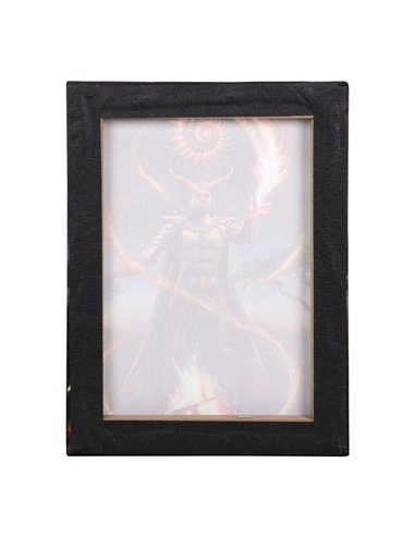19x25cm Fire Element Wizard Canvas Plaque by Anne Stokes AS_71322