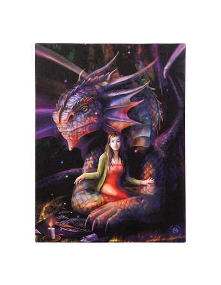 19x25cm Spirit Dragon Canvas Plaque by Anne Stokes AS_74022 - pic 140056 | FastDaddyshop