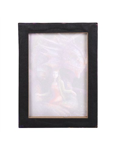 19x25cm Spirit Dragon Canvas Plaque by Anne Stokes AS_74022