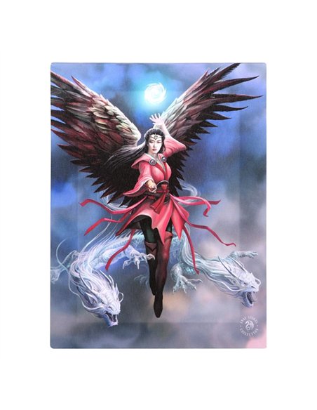 19x25cm Air Element Sorceress Canvas Plaque by Anne Stokes AS_98022 - pic 140064 | FastDaddyshop