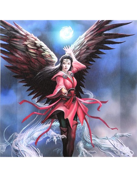 19x25cm Air Element Sorceress Canvas Plaque by Anne Stokes AS_98022 - pic 140065 | FastDaddyshop
