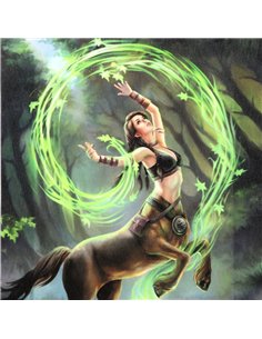19x25cm Earth Element Sorceress Canvas Plaque by Anne Stokes AS_98122 2