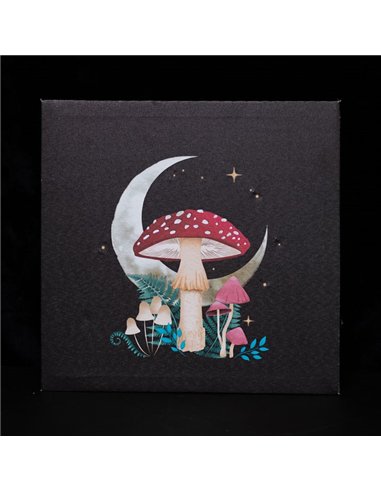 Forest Mushroom Light Up Canvas Plaque DF_80723