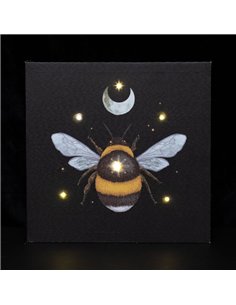 Forest Bee Light Up Canvas Plaque DF_80823