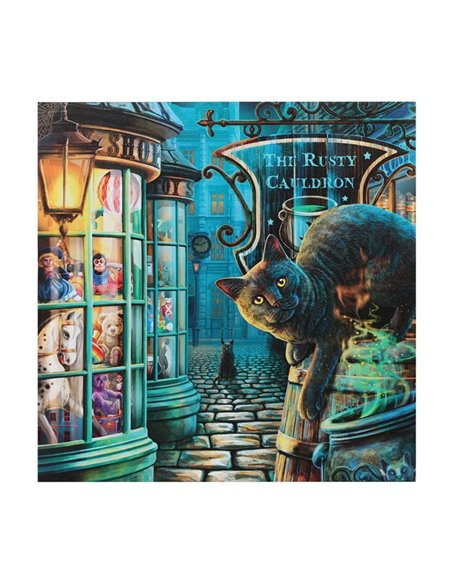 The Rusty Cauldron Light Up Canvas Plaque by Lisa Parker LP_28123 - pic 140120 | FastDaddyshop