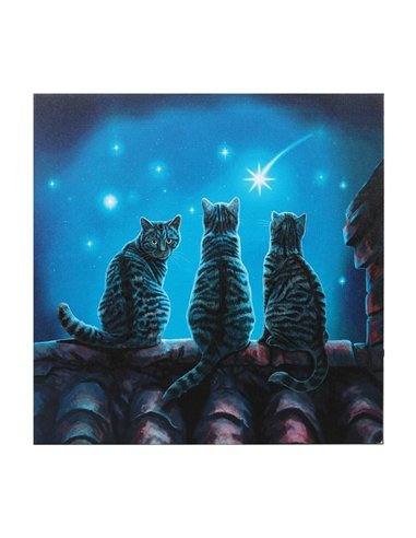Wish Upon A Star Light Up Canvas Plaque by Lisa Parker LP_37623