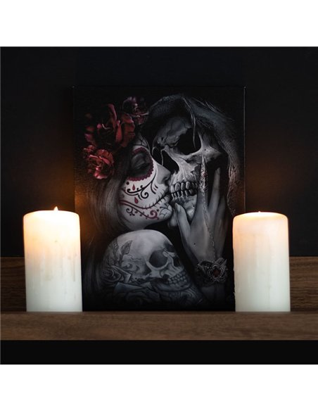 19x25cm Dead Kiss Canvas Plaque by Spiral Direct SD_77523 - pic 140191 | FastDaddyshop