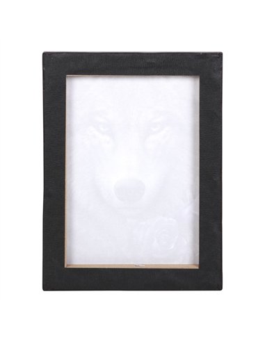 19x25cm Wolf Roses Canvas Plaque by Spiral Direct SD_78223