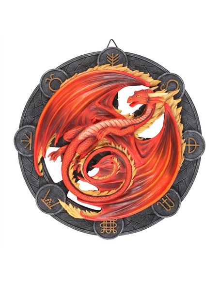 Beltane Dragon Resin Wall Plaque by Anne Stokes AS_56923 - pic 140221 | FastDaddyshop