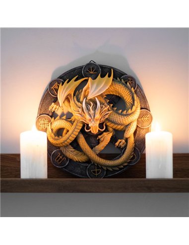 Imbolc Dragon Resin Wall Plaque by Anne Stokes AS_57023