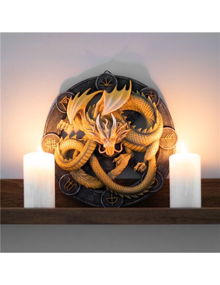 Imbolc Dragon Resin Wall Plaque by Anne Stokes AS_57023 - pic 140229 | FastDaddyshop