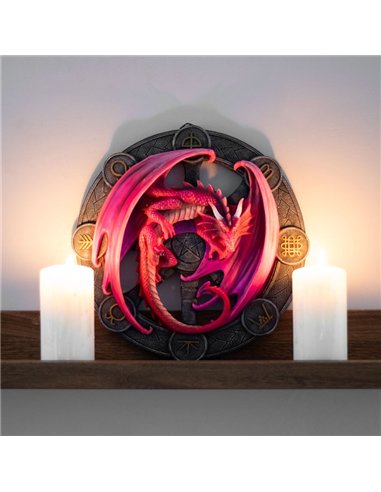 Lammas Dragon Resin Wall Plaque by Anne Stokes AS_57123
