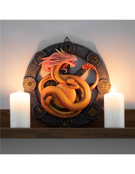 Litha Dragon Resin Wall Plaque by Anne Stokes AS_57223 - pic 140239 | FastDaddyshop