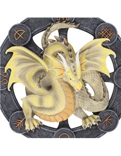 Mabon Dragon Resin Wall Plaque by Anne Stokes AS_57323 2