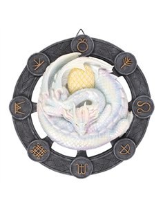 Ostara Dragon Resin Wall Plaque by Anne Stokes AS_57423