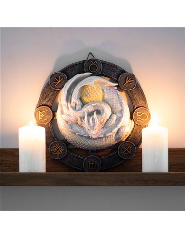 Ostara Dragon Resin Wall Plaque by Anne Stokes AS_57423
